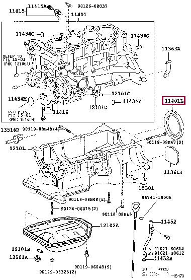 Toyota 90311-75022 Сальник вала коленчатого задний 9031175022: Отличная цена - Купить в Украине на EXIST.UA! 9031175022 Toyota Сальник вала коленчатого задний