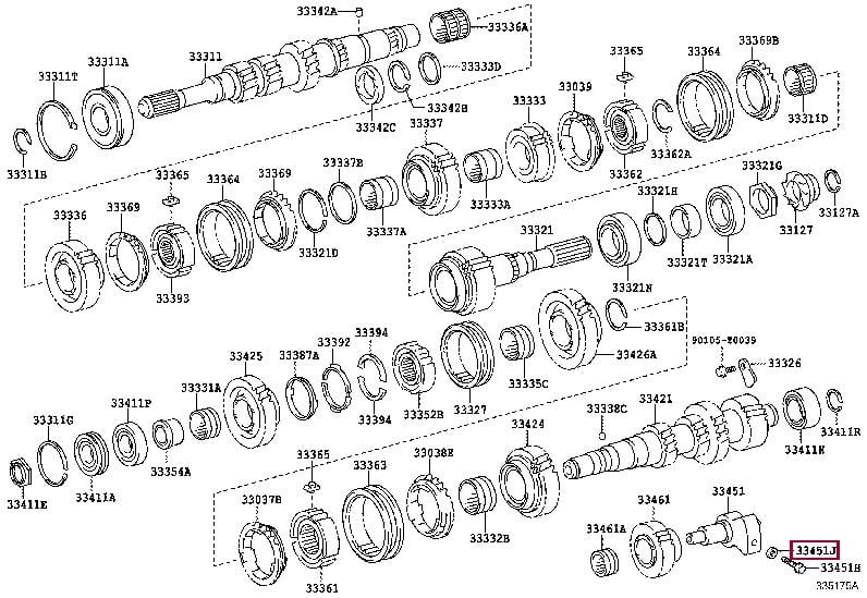 90430T0016 Toyota Прокладка