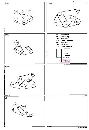 Toyota 99332-01120-8P Ремінь клиновий 99332011208P: Купити в Україні - Добра ціна на EXIST.UA!