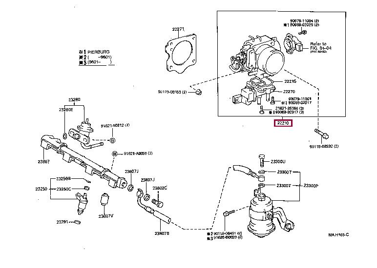 2221002050 Toyota Заслонка дроссельная