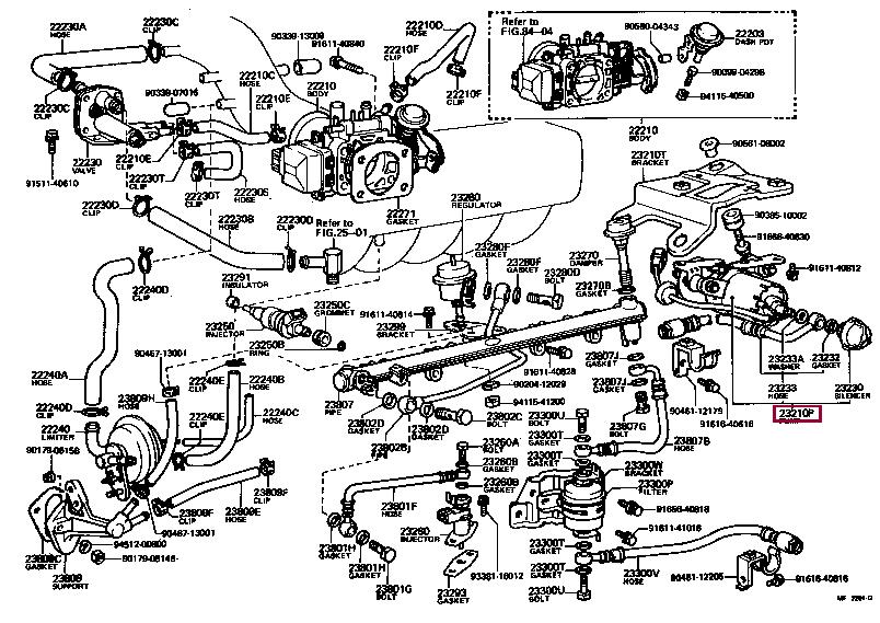 Купить Toyota 23210-45041 по низкой цене в Украине!