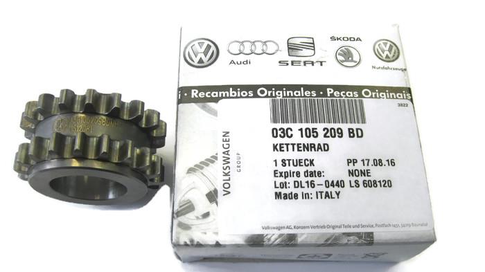 VAG 03C 105 209 BD Шестерня вала коленчатого 03C105209BD: Отличная цена - Купить в Украине на EXIST.UA! 03C105209BD VAG Шестерня вала коленчатого