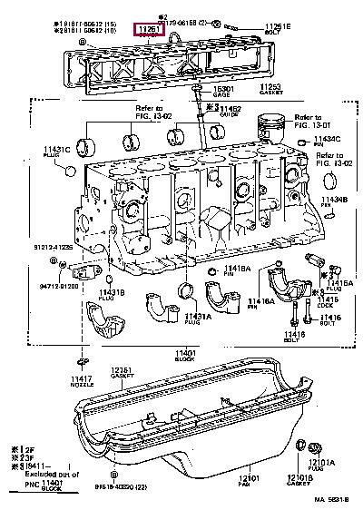 1125161020 Toyota Cover, valve push rod