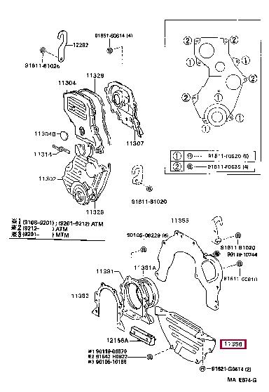 1135674040 Toyota Кронштейн бампера