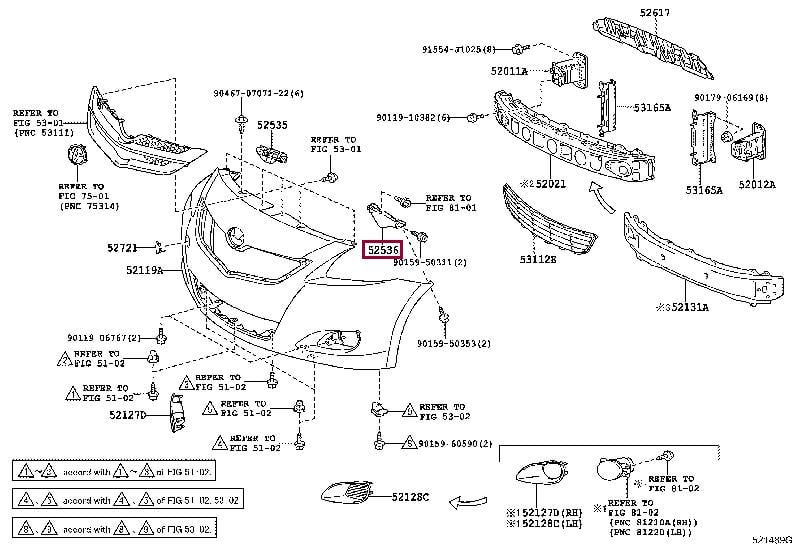 Купить Toyota 52536-52141 по низкой цене в Украине!