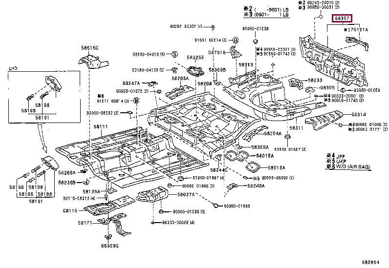 583072B210 Toyota Панель