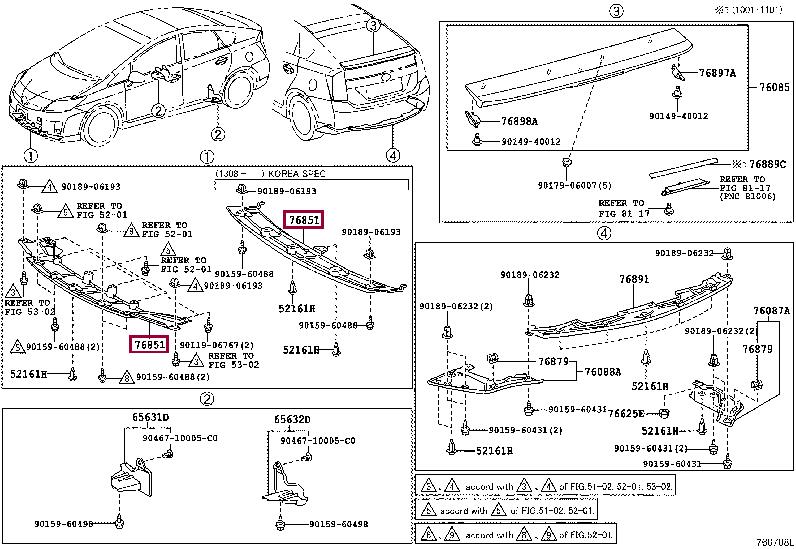 Купить Toyota 76851-47030 по низкой цене в Украине!