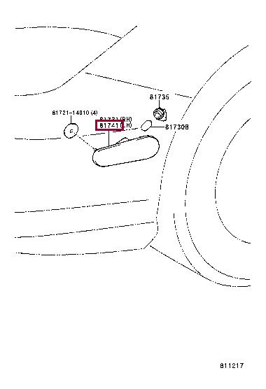 8174114160 Toyota Повторитель поворота