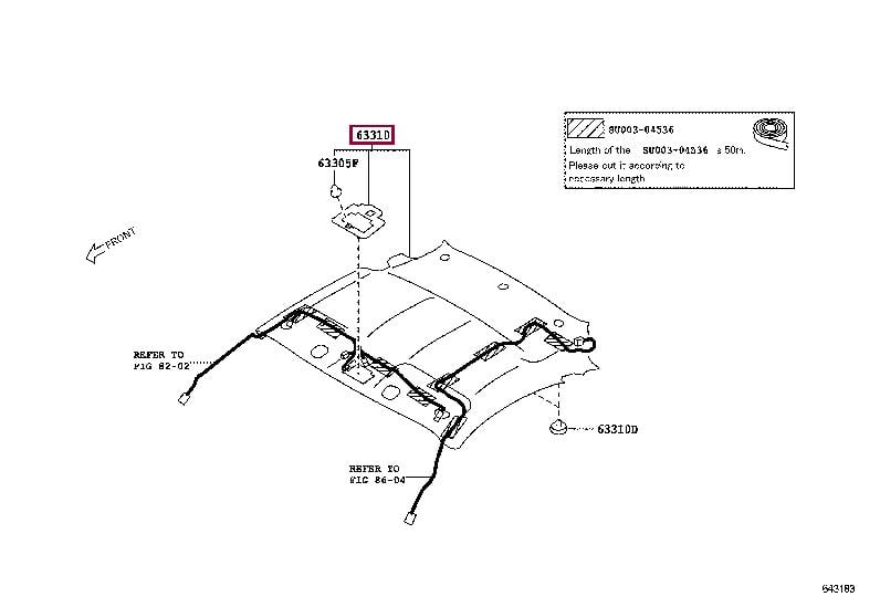 SU00303317 Toyota Обшивка крыши