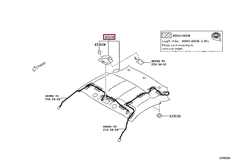 SU00303319 Toyota Обшивка крыши