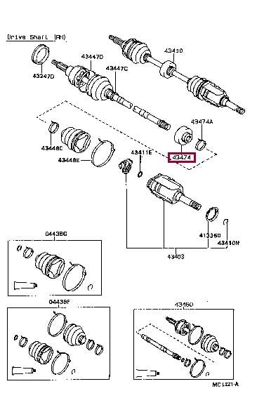 4347412020 Toyota Звукоизоляция