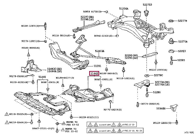 5142053012 Toyota Защита двигателя