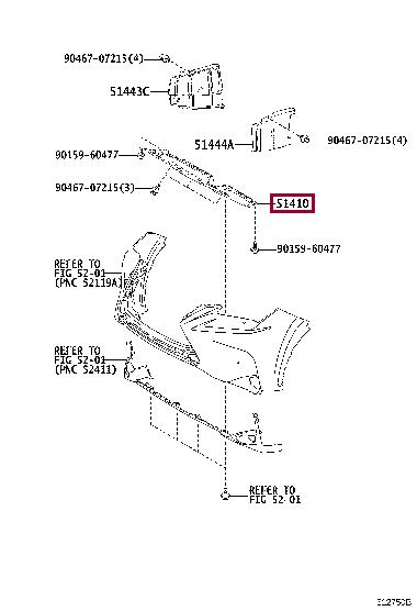 5144178030 Toyota Защита двигателя