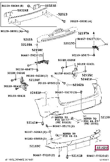 5216153060 Toyota Заглушка буксировочного крюка