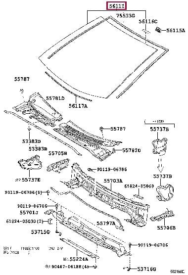5610105420 Toyota Автозапчастина