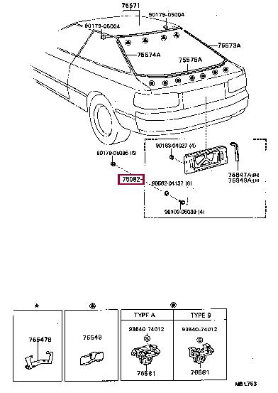 750822016008 Toyota Панель