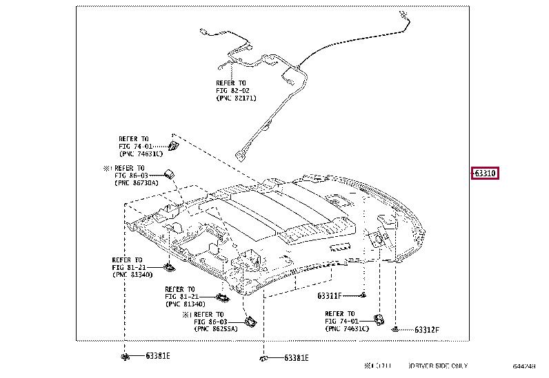 6331024100C0 Toyota Обшивка крыши
