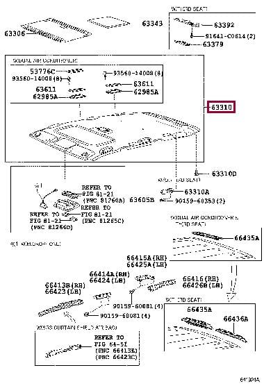 6331060C10A0 Toyota Обшивка крыши