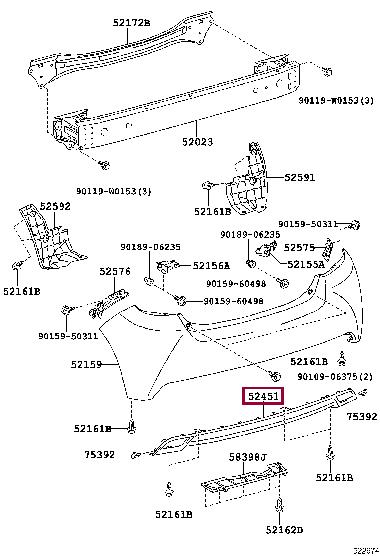 Купить Toyota 52453-0D050 по низкой цене в Украине!