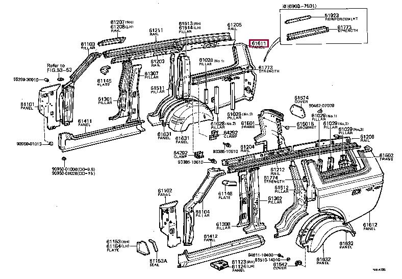 6170390351 Toyota Панель