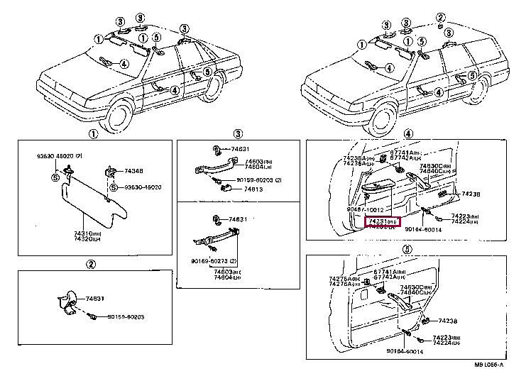 742313206005 Toyota Панель