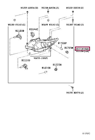 Купить Toyota 8111006870 по низкой цене в Украине!