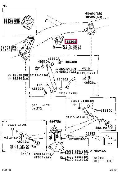 4830660080 Toyota Бампер