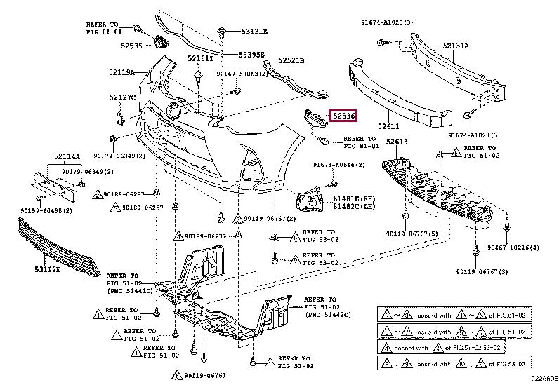 Купить Toyota 52536-52110 по низкой цене в Украине!