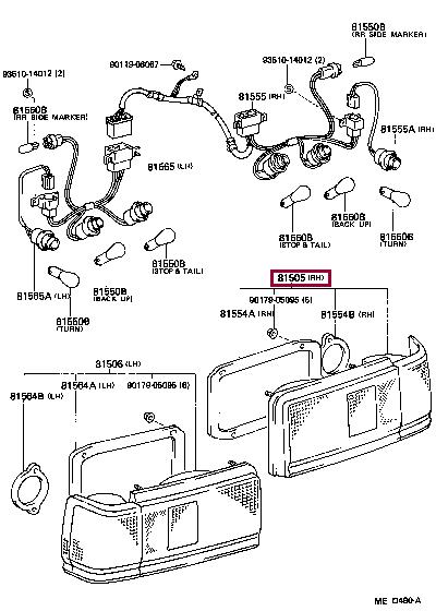 8150519735 Toyota Фара основная