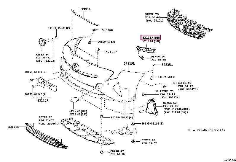 Toyota 52115-47050 Кронштейн бампера 5211547050: Отличная цена - Купить в Украине на EXIST.UA! 5211547050 Toyota Кронштейн бампера