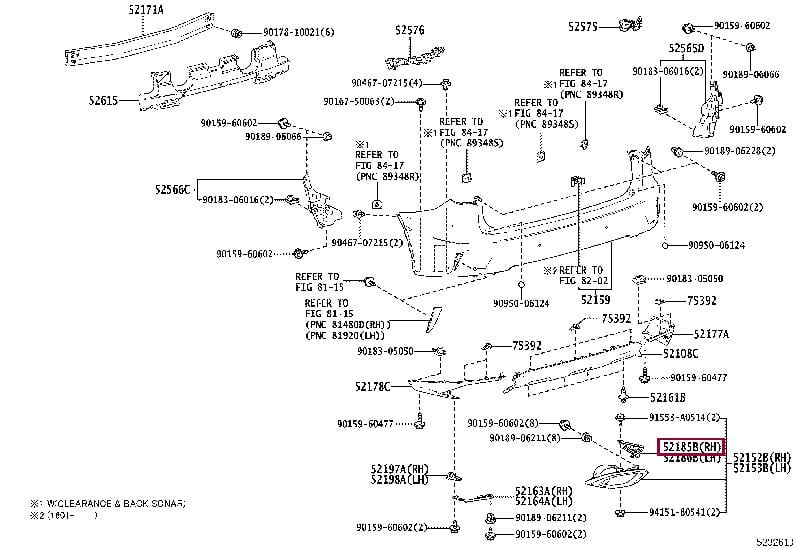5218548050 Toyota Кронштейн бампера