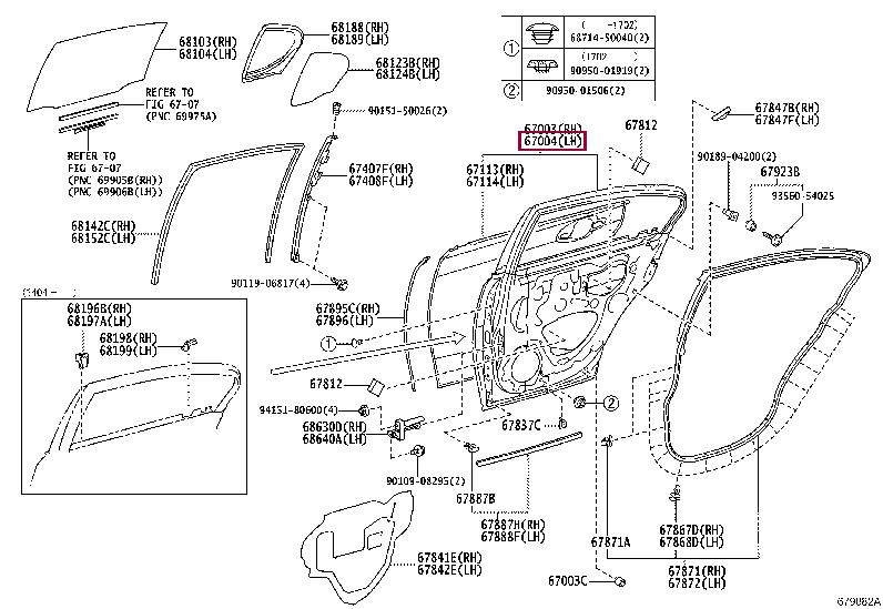 6700430651 Toyota Дверь