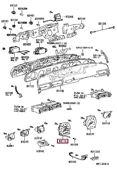 8311014641 Toyota Спідометр