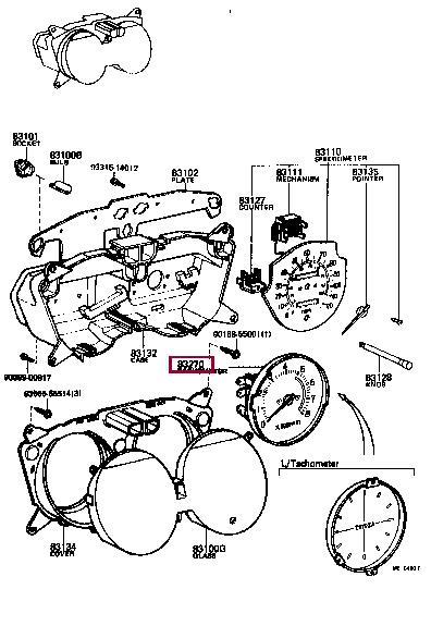 8324214400 Toyota Спідометр