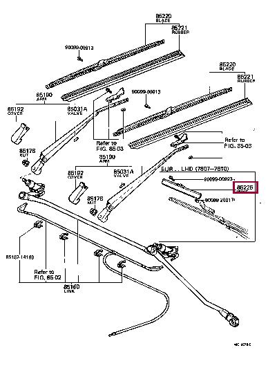 8522519015 Toyota Крило