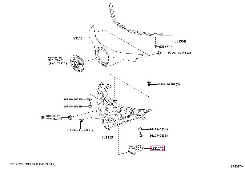 Кронштейн бампера Toyota 52521-F4010
