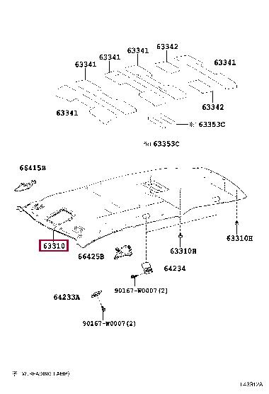 6331002J60B0 Toyota Спойлер