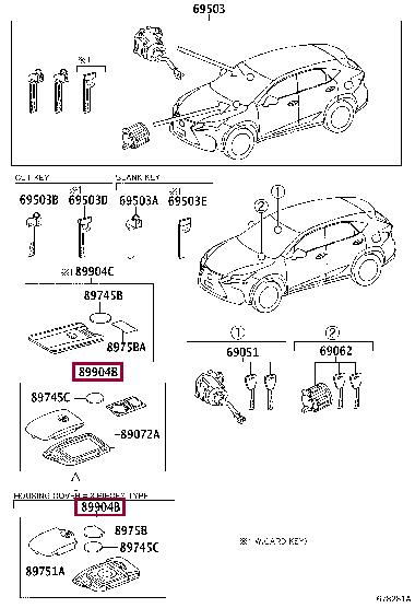 Toyota 89904-78470 Смарт ключ 8990478470: Купити в Україні - Добра ціна на EXIST.UA!