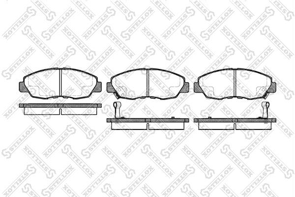 335002SX Stellox Тормозные колодки дисковые, комплект