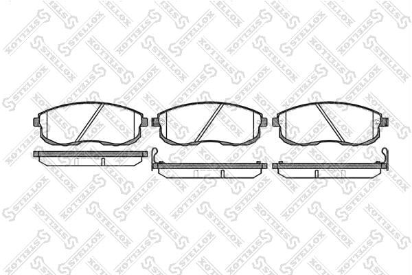304012SX Stellox Тормозные колодки дисковые, комплект
