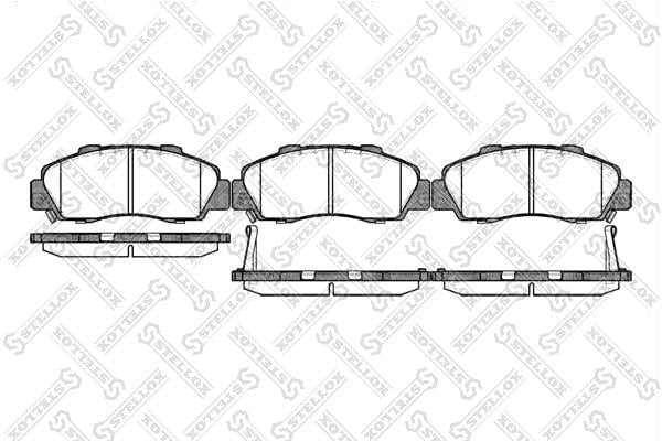 362032BSX Stellox Тормозные колодки дисковые, комплект