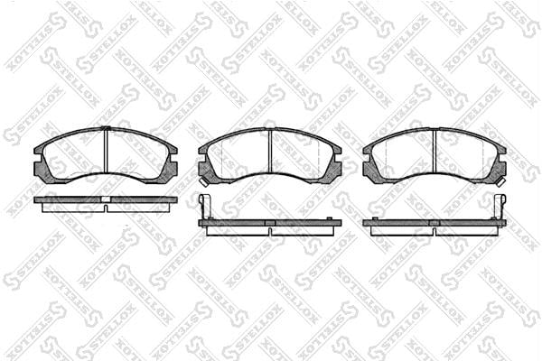 Тормозные колодки дисковые Mitsubishi Colt (Митсубиси Кольт): 365002SX Stellox Тормозные колодки дисковые, комплект