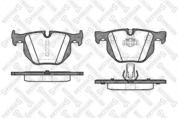 392060SX Stellox Тормозные колодки дисковые, комплект