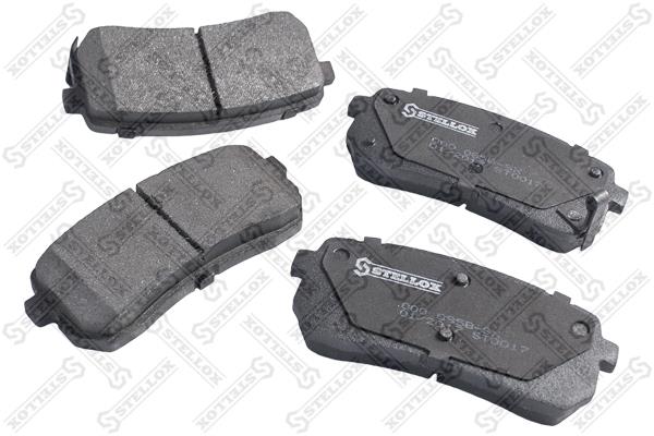 000085BSX Stellox Тормозные колодки дисковые, комплект
