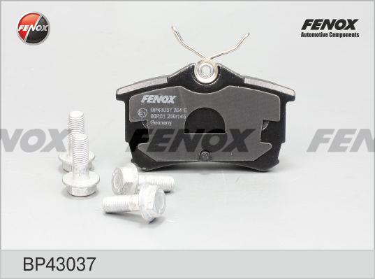 Fenox BP43037 Гальмівні колодки, комплект BP43037: Купити в Україні - Добра ціна на EXIST.UA!
