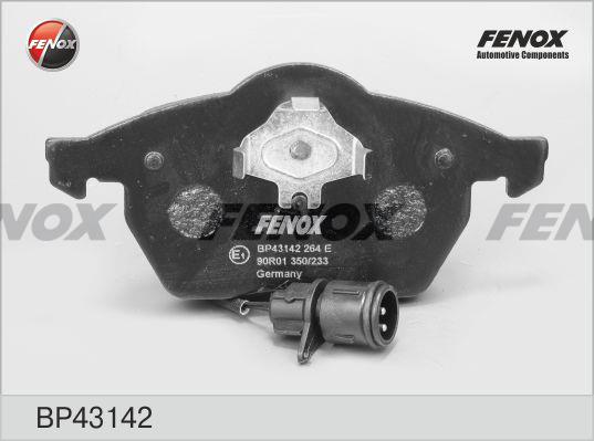 Fenox BP43142 Гальмівні колодки, комплект BP43142: Купити в Україні - Добра ціна на EXIST.UA!