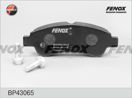 Fenox BP43065 Гальмівні колодки, комплект BP43065: Купити в Україні - Добра ціна на EXIST.UA!