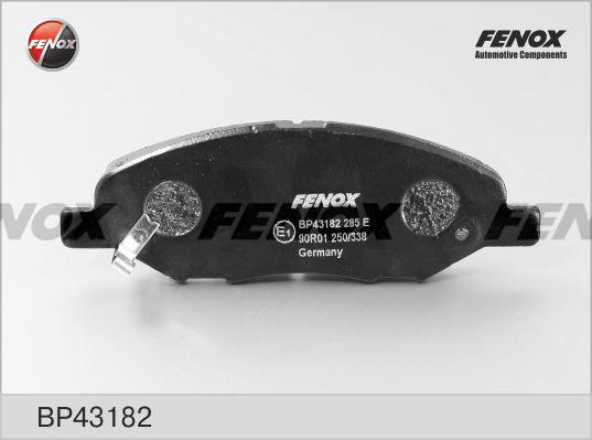 Fenox BP43182 Гальмівні колодки, комплект BP43182: Купити в Україні - Добра ціна на EXIST.UA!