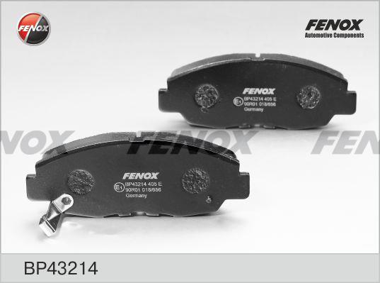 Fenox BP43214 Гальмівні колодки, комплект BP43214: Купити в Україні - Добра ціна на EXIST.UA!