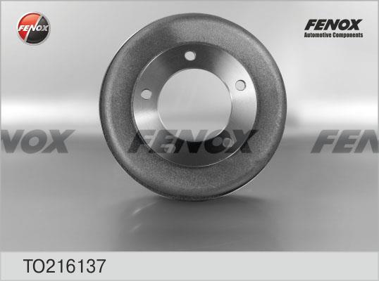 Fenox TO216137 Барабан гальмівний задній TO216137: Купити в Україні - Добра ціна на EXIST.UA!